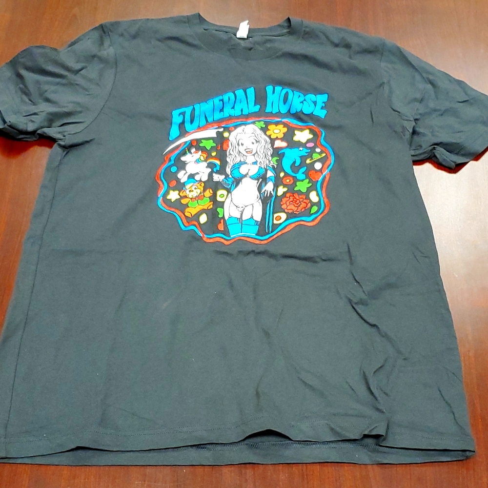 Band tshirt Funeral Horse NWOT XL Mens tshirt